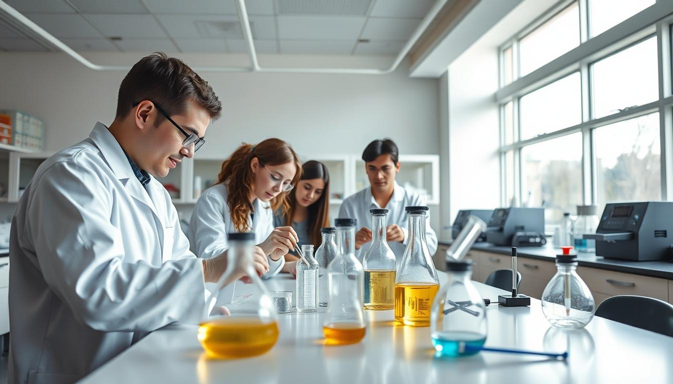 Modern university campus for students